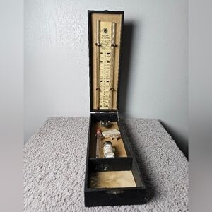 Vintage Parke Davis & Co Wyeths Sedimentation Rate Kit in Wood Box Very Rare